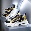 Outdoor Men Casual Sneakers Designer Thick Bottom Walking Footwear Breathable Sport Shoes Lightweight Anti Slip Athletic Shoes