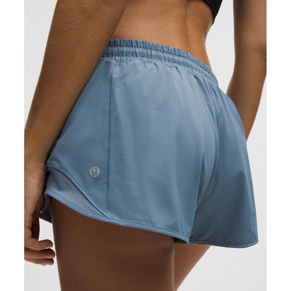 Lululemon Hotty Hot Low Rise Lined Short 2.5  Steel Blue