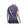 PUMA Simple Durable Comfortable Breathable Short Sleeve T-Shirt Men tops Purple 632939-46