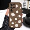 Floating Daisies Phone Case For Samsung Galaxy S23 S22 S21 S20 FE Plus Ultra Note 20 5G Staircase Soft Cover