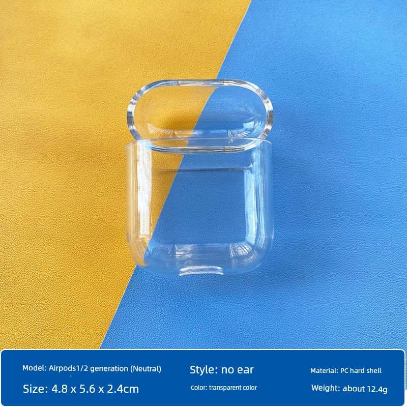 

Applicable to Apple Earphone Case DIY Stick-on Crystals Stone Plastic Clay Shell Drop-Resistant Pc Hard Shell Airpods3/Pro2 Soft Shell Hard Shell Airpods 1/2 generation hard shell (without ears) 1