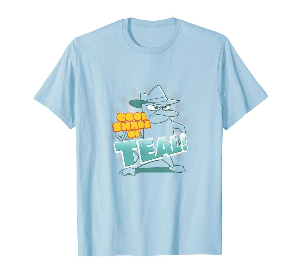 Disney Phineas and Ferb Cool Shade of Teal! Agent P Shot T-Shirt