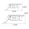 Car Front Grille Badge Trunk Sticker Side Letters Badge for Volkswagen ABT Sagitar Golf Polo Passat Tiguan Touareg Jetta Lavida