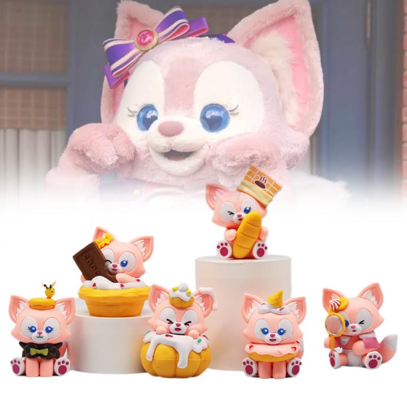 Adorable 6 Piece Lina Bell Cute Fox Pvc Figurine Set For Car Decor And Collectibles