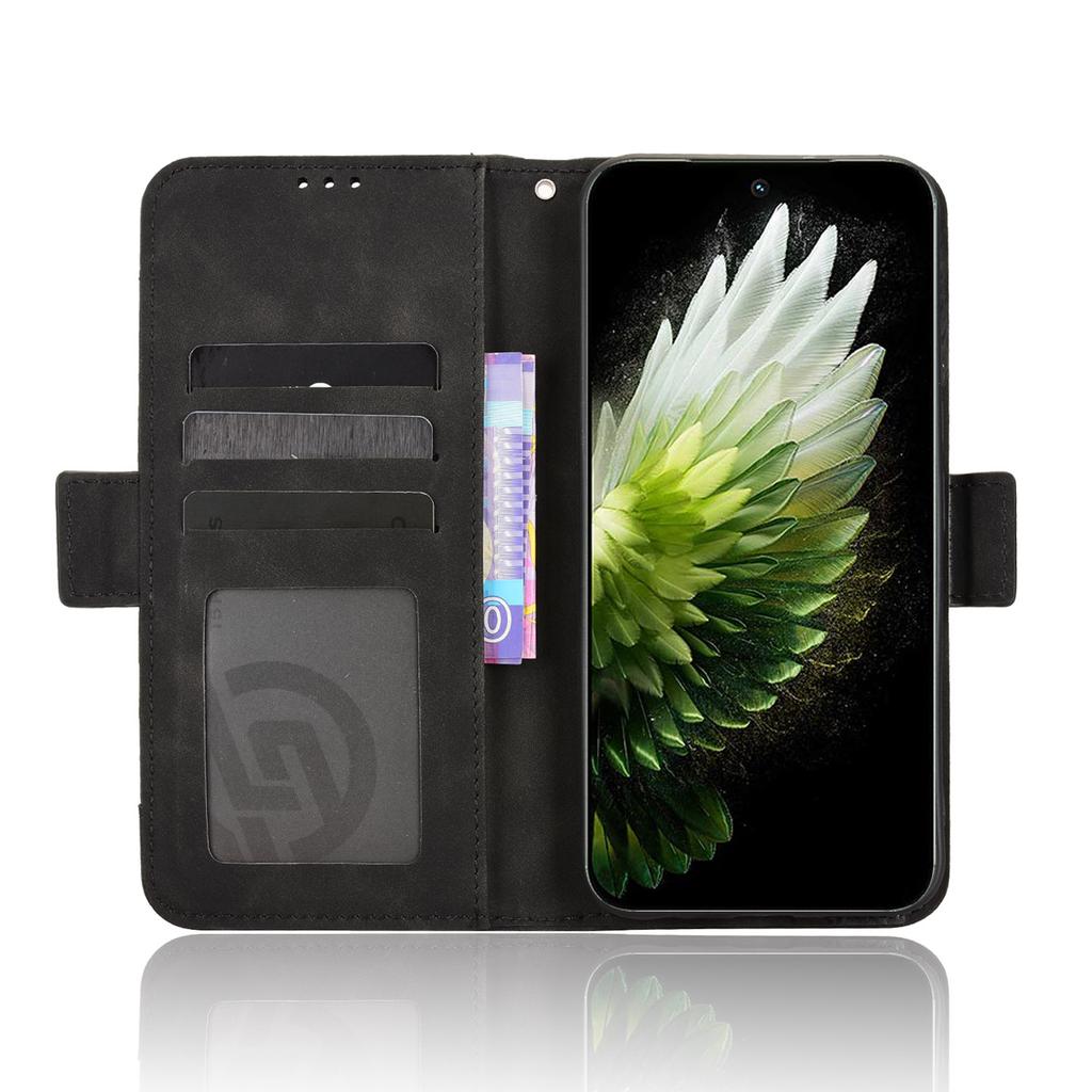 For TECNO Spark 40 Pro 4G Leather Case Phone Wallet Cover with Multiple Card Slots