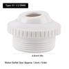 G1 1 2 DN40 Swimming Pool Spa Water Outlet Nozzle Accessories Fittings for Massage Bathtub