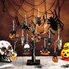 36Pcs Retro Halloween Wooden Ornaments, Halloween Tree Decorations, Party Props, Household Decorations