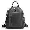 Zency 100% Genuine Leather Backpack For Women Large Capacity Travel Rucksack