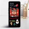 Coque pour Realme 8 C21y GT Neo 2 3 8i C21 7 C11 6 C12 C35 C3 GT 9 Pro C12 Master Funda Housse de Téléphone Bonhomme de Neige Noël Mignon