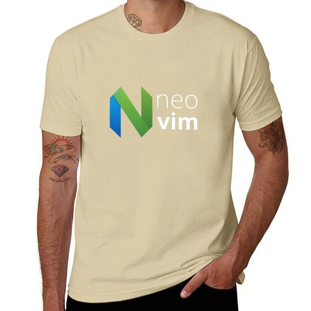 neovim | neovim text editor vim fork T-Shirt summer clothes cute clothes mens cotton t shirts