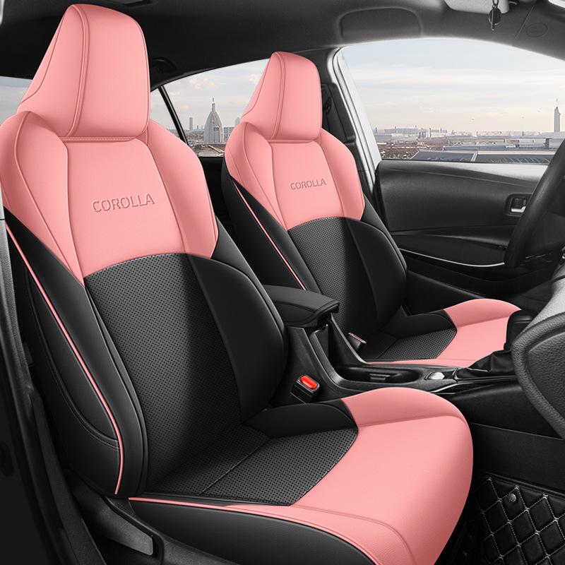 Universal All-Season Seat Covers for Toyota Corolla, Fits Dual-Engine Models, Fully Enclosed Car Seat Cushions