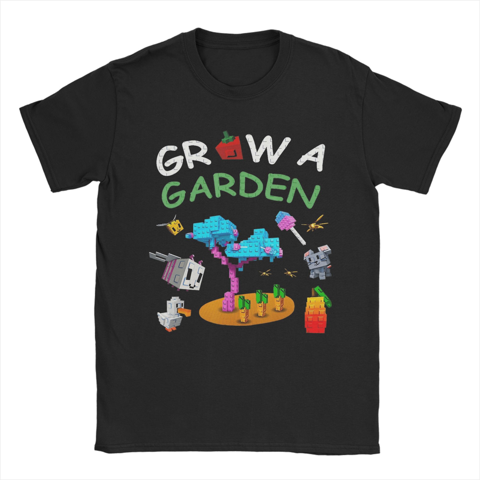 

Men s Grow A Garden Game T Shirt Pure Cotton Clothes Crazy Short Sleeve O Neck Tees Gift Idea T-Shirt XL