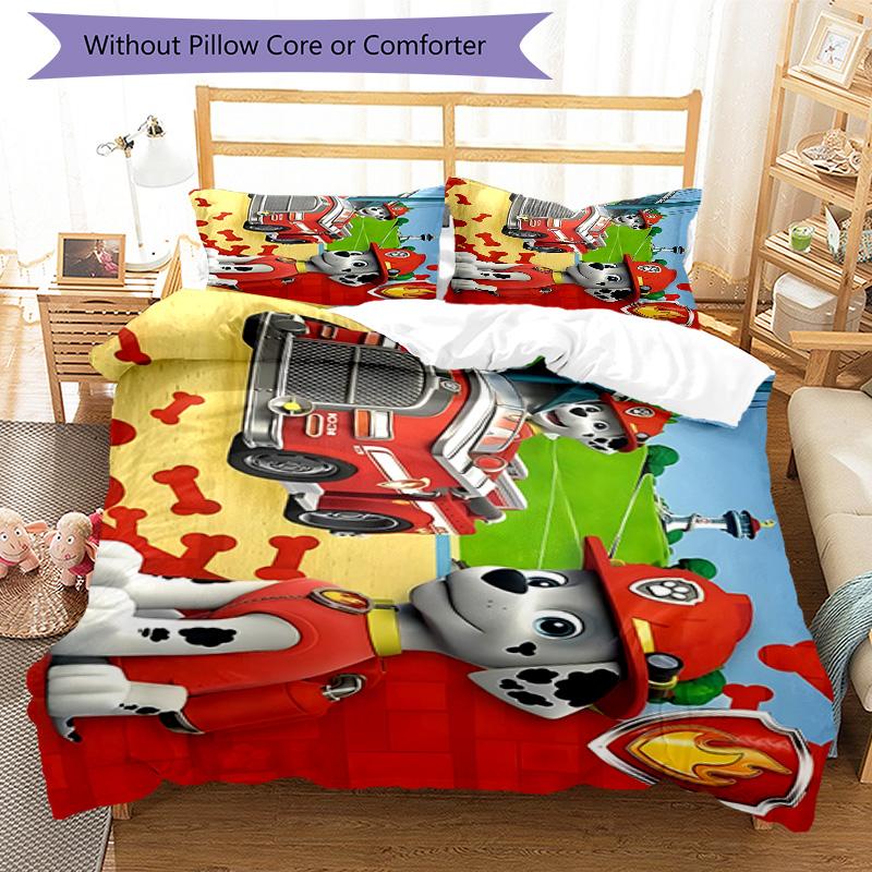 3pcs Paw Paw29 Design Cover Set - HD Printed Bedding with 1 Cover and 2 Pillowcases - Perfect for Home and Dorm Decor