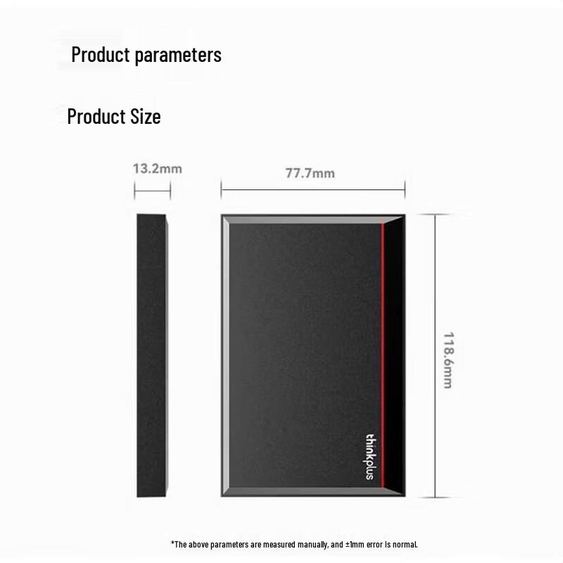 Lenovo ThinkPlus UD100 USB3.0 Portable External Hard Drive