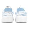Li Ning Floating Boat Coverage Cushioning Abrasion Resistant Low top Skateboard Shoes Men's White Blue AGCS419-1(Team84-)