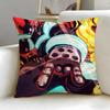 popular anime Fire Force Cushion Cover Soft  EasyWash Pillow Case  Versatile for Couch Bed Travel and Office