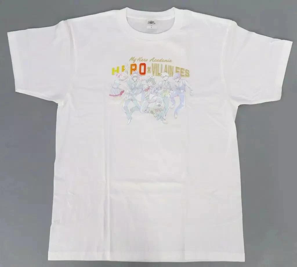 Hero Ver. T-shirt White L My Hero Academia HERO×VILLAIN FES. 74x55x50cm (2025) L