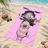 Brave Dog Microfiber Beach Towel Quick Dry Sand Free Lightweight Beach Towels for Travel Swimming Camping