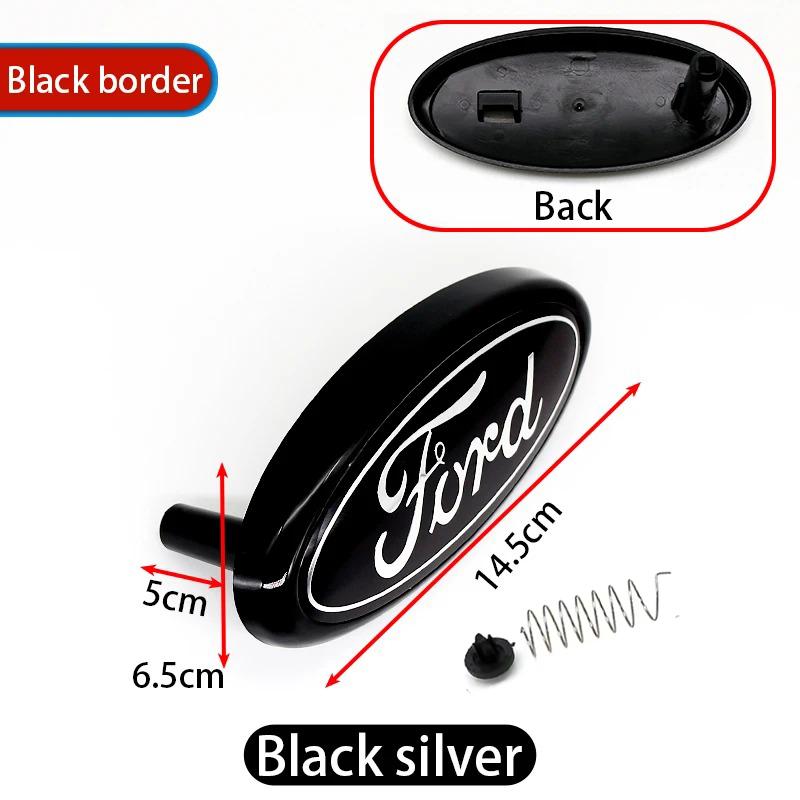 Car Front Grille Logo Hood Logo Badge Trunk Auto Accessories For Ford Focus mk2 mk3 Fiesta mk7 Ranger Mondeo mk4 S-MAX Kuga 9 10