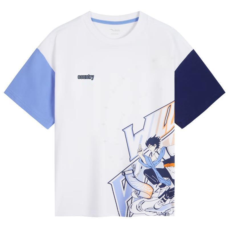 Anta Детская дышащая футболка с коротким рукавом для мальчиков 130