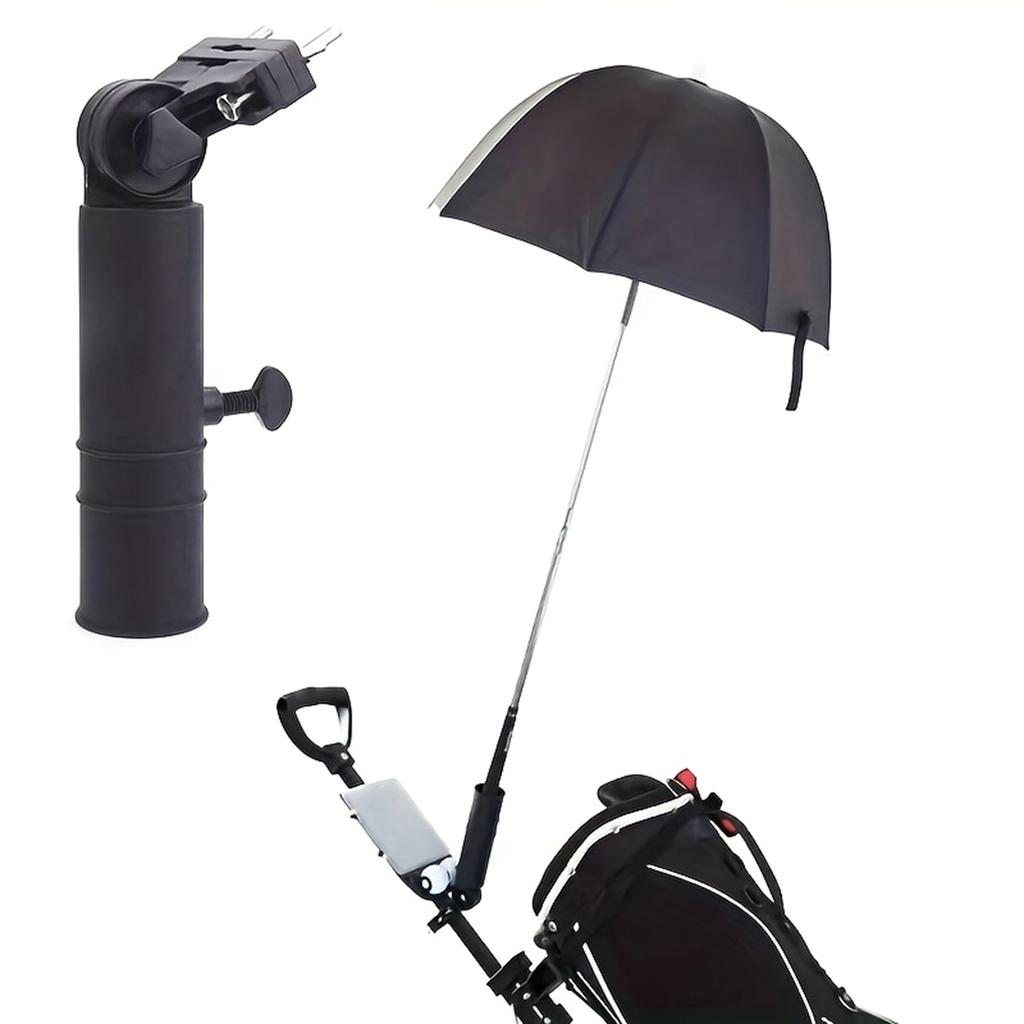 Adjustable Golf Club Cart Umbrella Holder Golf Trolley Universal Umbrella Base for Golf Cart Handles Golf Accesories