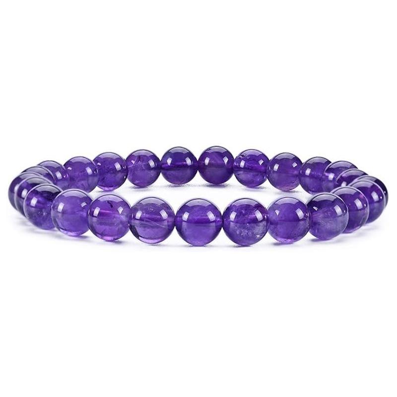 8mm Tiger Eyes Beaded Bracelets Natural Stone Bracelet Agates Cat Eye Chalcedony Stretch Bangle Healing  Gifts Women Men