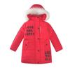 Mid-length Girls Cotton Coat Winter Children's Cotton Coat Baby Cotton Coat Children's Clothing