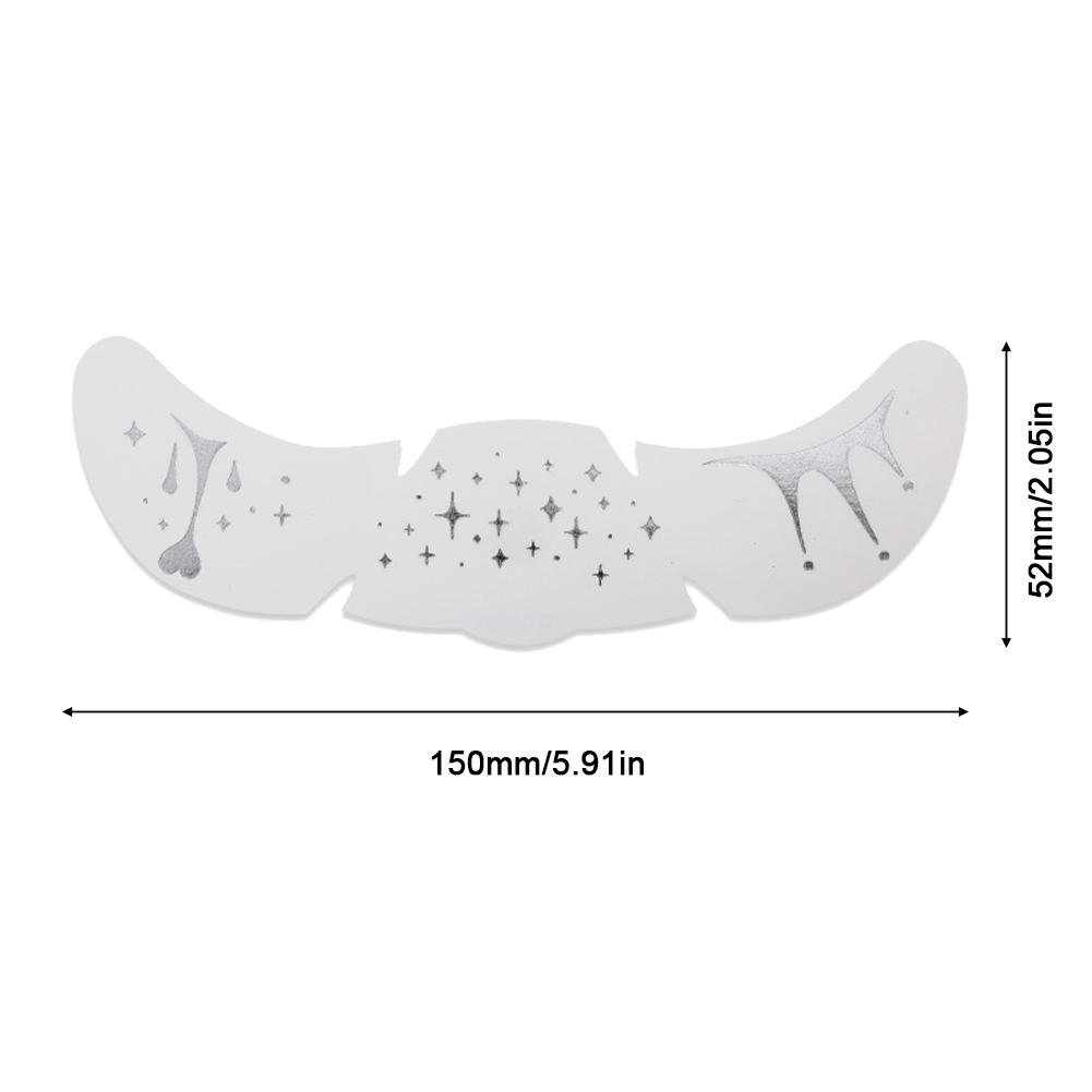 Halloween Facial Sticker Decals DIY Festival Party Dress Up