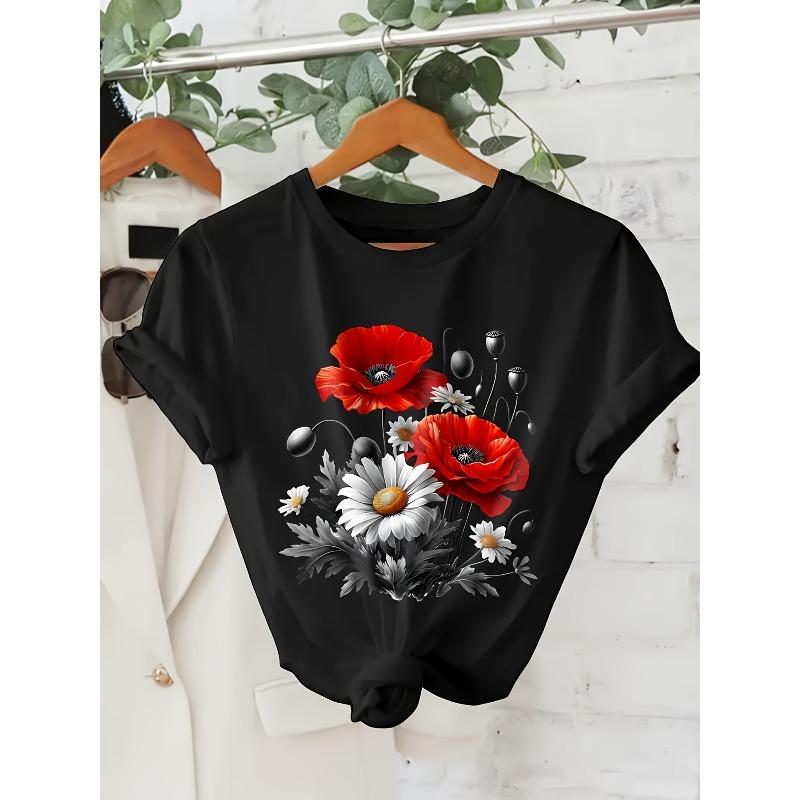 

European Size Women S Short-Sleeve T-Shirt 4XL