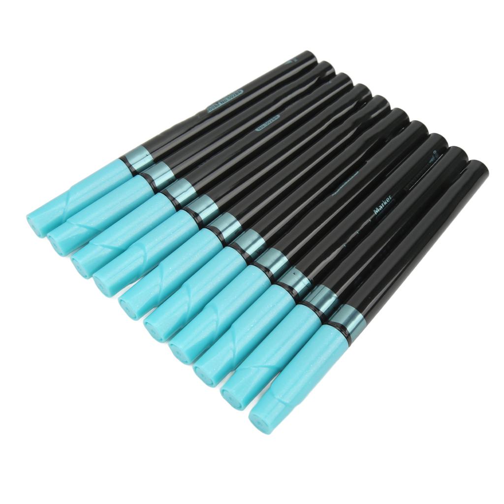 10 Pcs Paint Markers Non Toxic Odorless Metal Paint Water Based Marker Hand Painted DIY Graffiti Pen for Student Gift