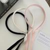 Y2k Hair Accessories Balletcore Bow Headband Thin Headband Women Ribbon Hair Hoop Korean Hairband