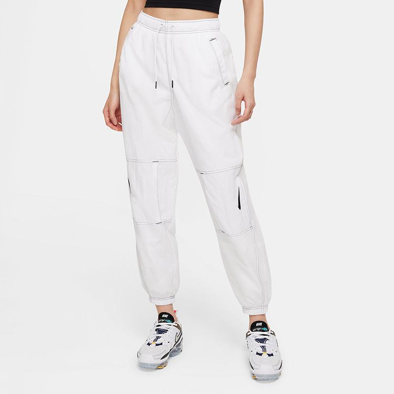 Nike מכנסי טרנינג לנשים Nike Swoosh GX HR לבנים DD5573-100