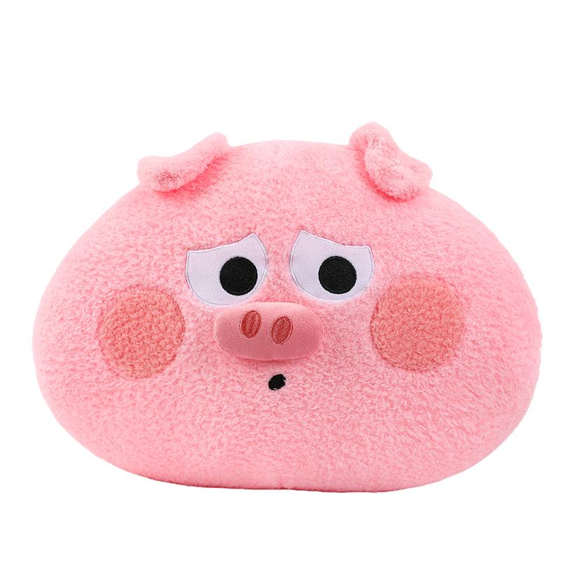 Large Plush Bacon Pig Pillow Backrest - Children's Gift Doll