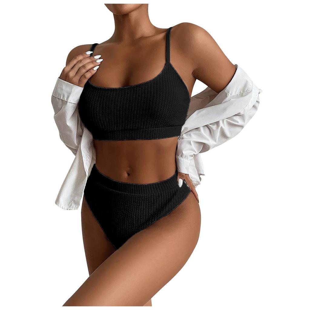 Women's Bikini Set Swimsuit Two Piece Filled Bra Swimwear Beachwear