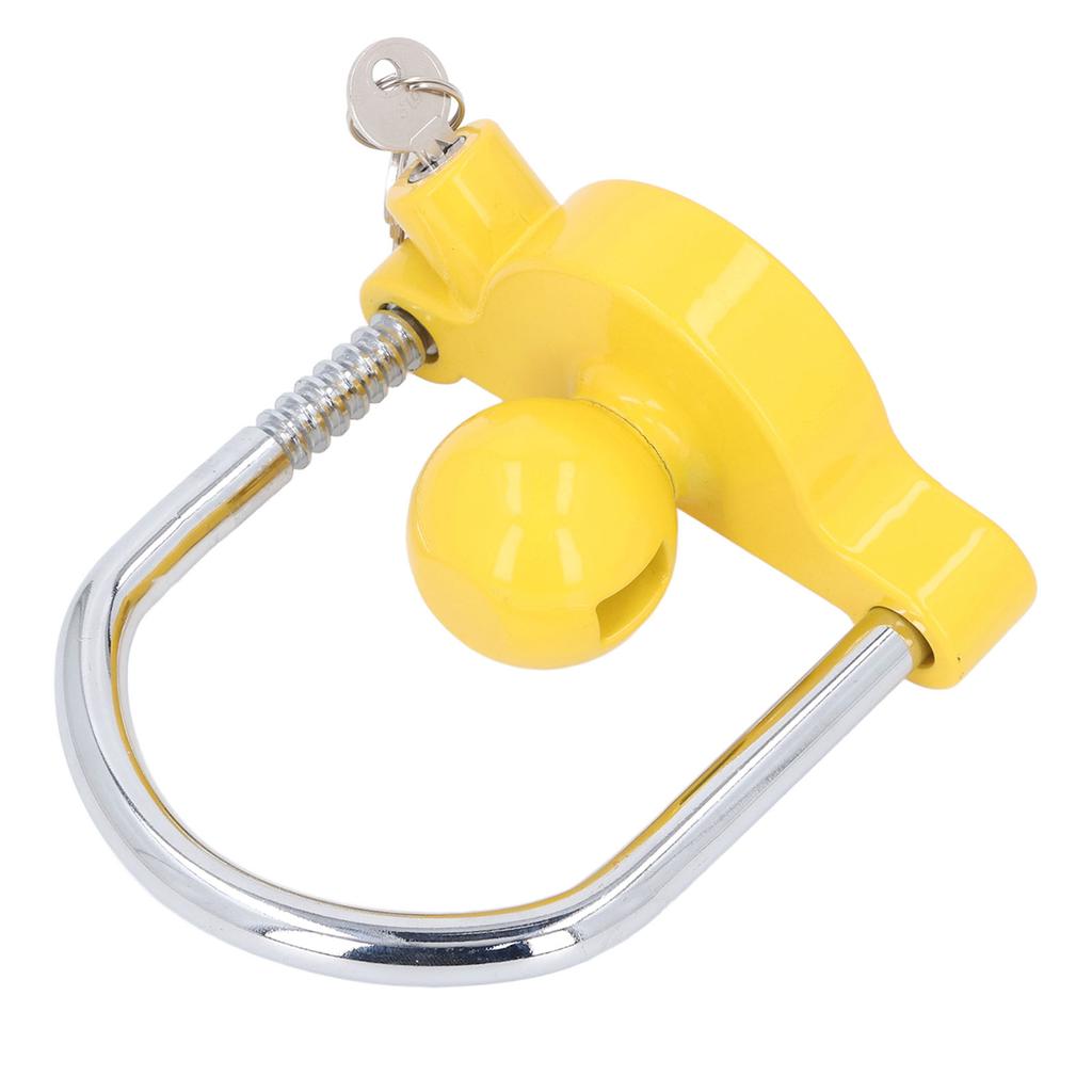Blokada kulowa haka holowniczego 11 pozycji blokujących Stalowy pręt w kształcie litery U 13 mm Aluminiowy stop Zaczep przyczepy