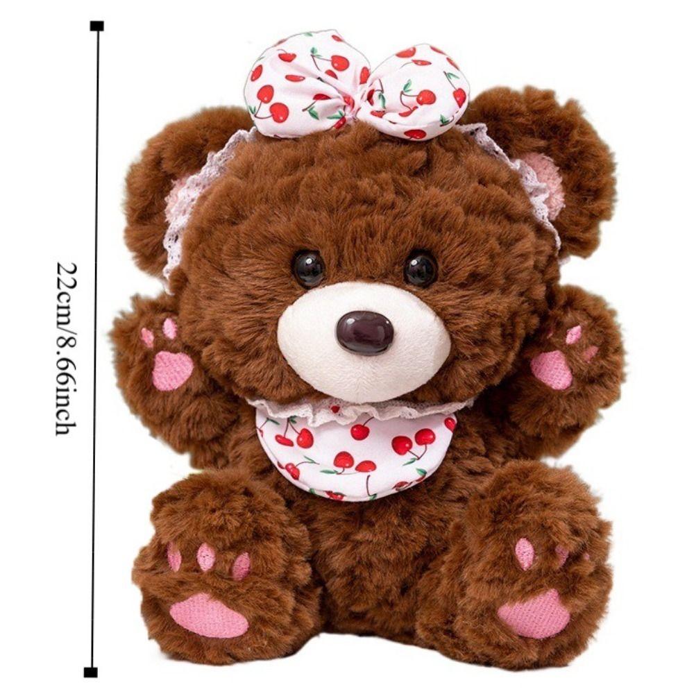 Strawberry Bear Plush Kids Toy Cherry Stuffed Animals Plush Doll  Children Girls Boys