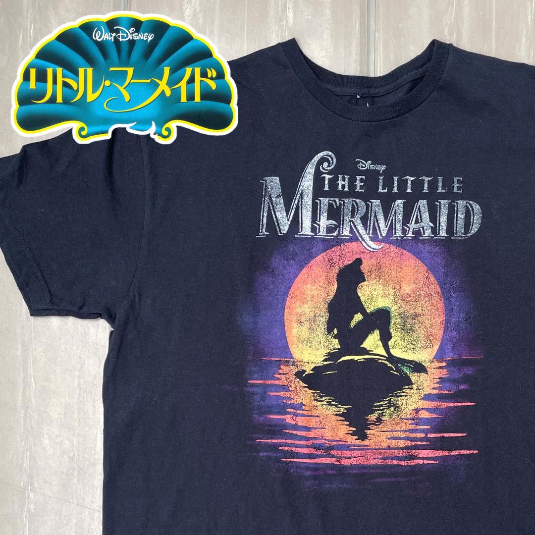 

[USED] Rare, sold-out Little Mermaid Disney T-shirt, vintage Ariel design