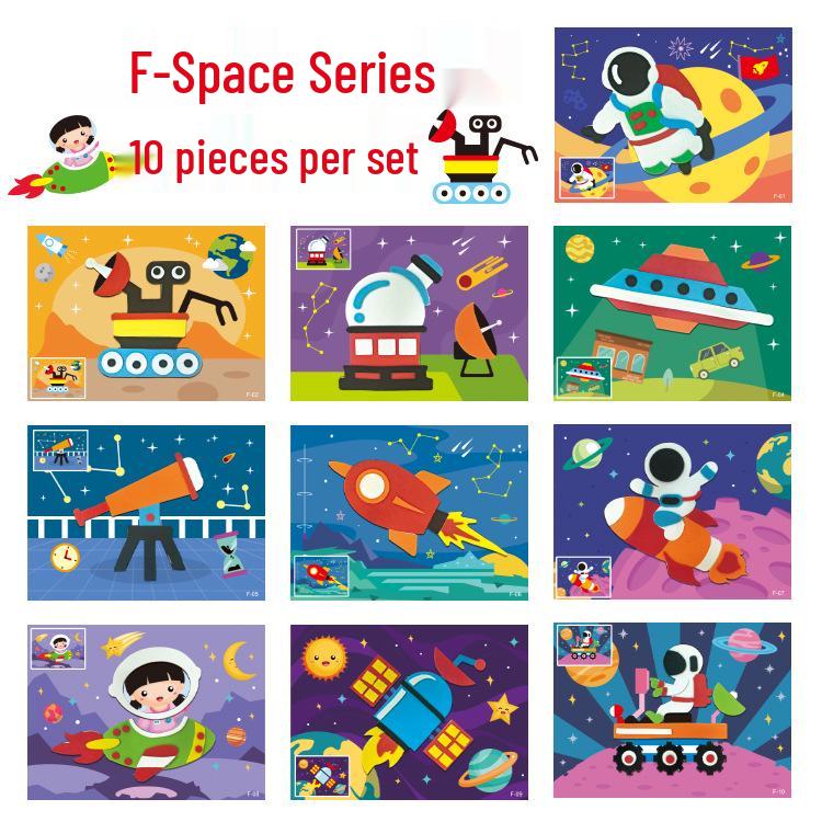 

3D наклейки с животными из ЭВА для раннего развития - Набор для DIY, творчества и обучения