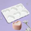 Valentinstag Nut Liebe Form Mousse Form Blume Stern Runde Quadrat Kuchen Backen Silikon Formen Jelly Pudding Backen Werkzeuge