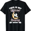 Süßer Pinguin Schlafenszeit Dies ist mein offizielles Schlaf-T-Shirt