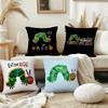 Eat The Rich Hungry Caterpillar Cushion Cover Pillow Cover Decoration Room Home Sofa Living Office Car Nordic Simplicity