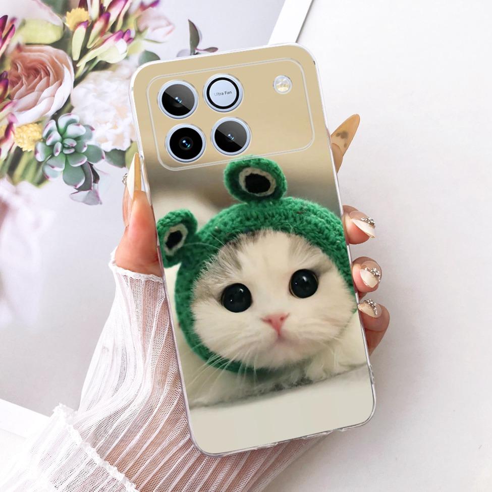 Clear Casing For Honor Win 5G AAP-AN00 Case For Honor Win 5G Cover Luxury Cute Cat Fashion Butterfly Cool Painted