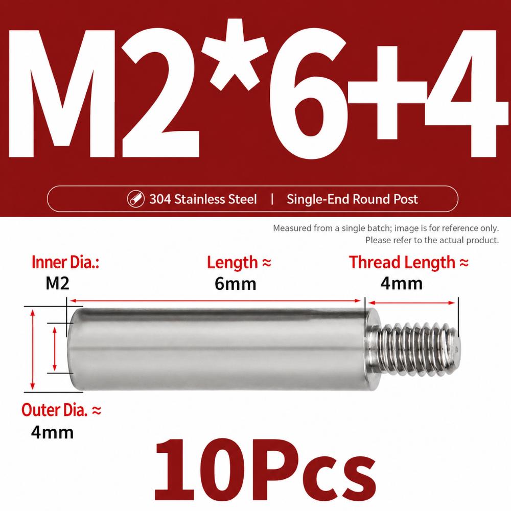 10Pcs Male Female PCB Standoff Spacer Circular Connecting Column  for PCB Chassis Connection