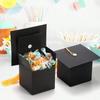 10Pcs Graduation Hat Candy Gift Box With Tassel Graduation Party Favors Decoration Graduation Cap Box