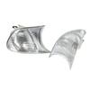 Autoscheinwerfer vorne Ecke Links Rechts Klarglas Blinker Leuchten Ersatz für 3er E46 1998-2001