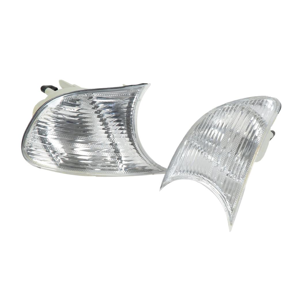 Autoscheinwerfer vorne Ecke Links Rechts Klarglas Blinker Leuchten Ersatz für 3er E46 1998-2001