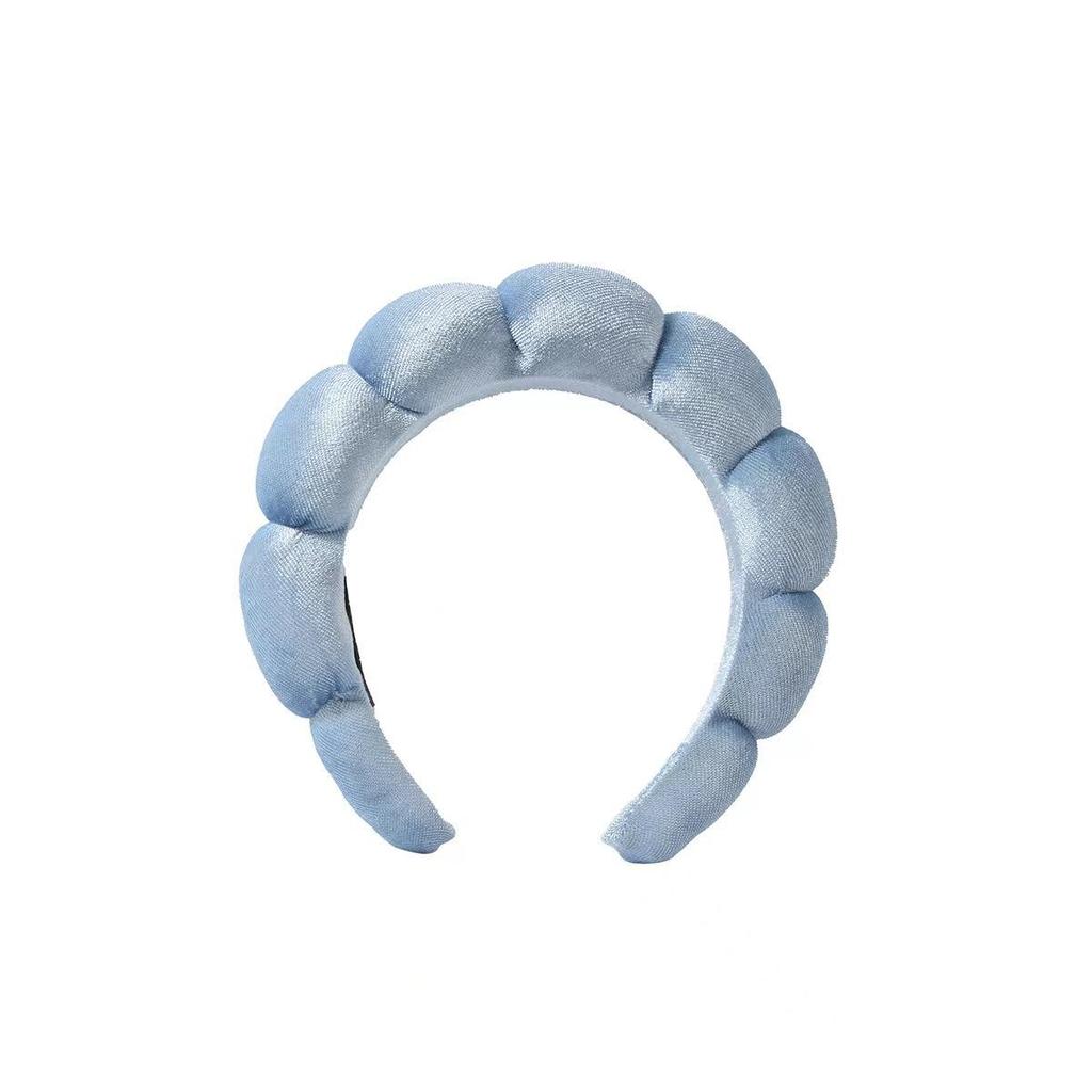 Fasce Spugna per Donne Ragazze Fascia per Capelli Paffuta Trucco Bolla Spugna Co Spa Retro Cerchietto Accessori per Capelli da Donna Copricapo