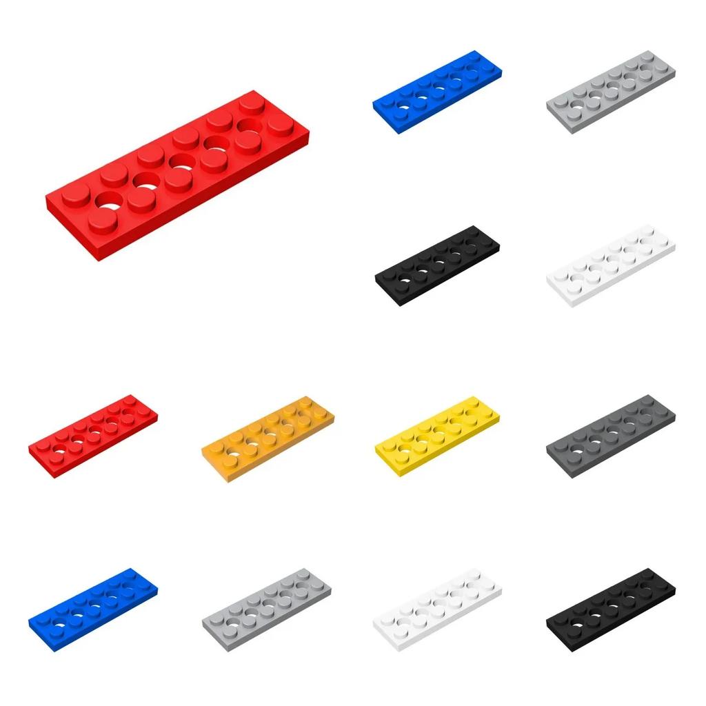 100pcs Puzzle Particle 32001 Plate 2x6 With 5 Holes Building Blocks Toys Kit High-Tech Board Bricks Birthday Gift Dropshipping
