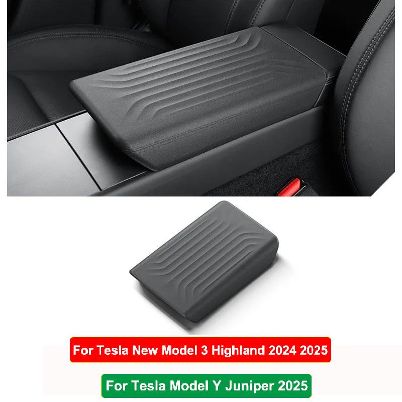 for Tesla Model 3+ Y Juniper Highland 2025 Center Console Armrest Cover TPE Rear Seat Anti-kick Pad Air Outlet Protector Cover