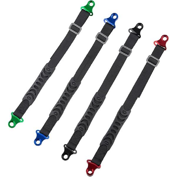 Motorcycle Universal Seat Rescue Belt Cushion Rear Lift Strap Pull Sling Compatible with Yamaha Kawasaki Dirt Pit Bike MX Enduro(Rear Blue)